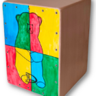 Dětský cajon DC-003 Model Medvídek